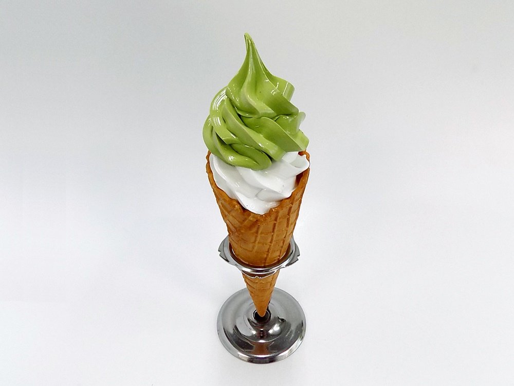 ワッフルソフトクリーム 3種 - 食品サンプルの製造と販売 森野サンプル