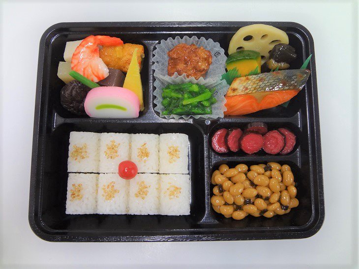 業務用食品サンプル：幕の内弁当 - 食品サンプルの製造と販売 森野サンプル