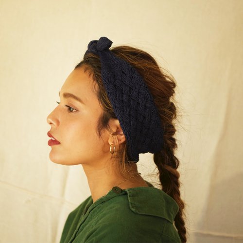 <img class='new_mark_img1' src='https://img.shop-pro.jp/img/new/icons23.gif' style='border:none;display:inline;margin:0px;padding:0px;width:auto;' />Cotton Knit Ribon Hairband