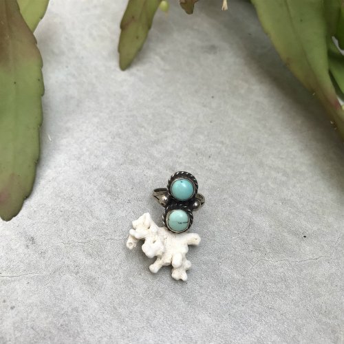 Double Turquoise Ring