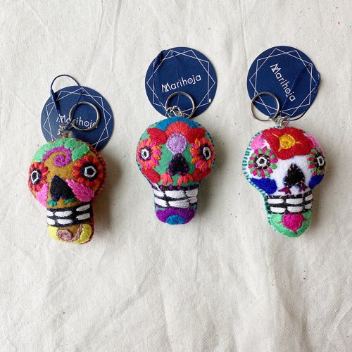 Mexican Scull Keycharm