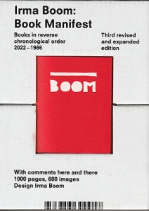 全国送料無料ギフト Irma Boom: Book Manifest アート・デザイン・音楽