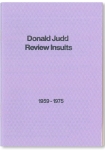 Michael Crowe: Donald Judd Review Insults 1959-1975