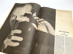 Interview Magazine Jack Nicholson issue（古書）