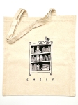 SHELFトートバッグ (SHELF tote bag): bookshelf