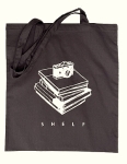 SHELFトートバッグ (SHELF tote bag): a camera & books