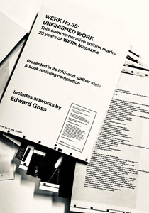 Werk Magazine No.35: Unfinished Work