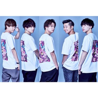 NEXT PHASE Tシャツ(ホワイト/Flower)【Da-iCE LIVE TOUR 2017-NEXT PHASE-】