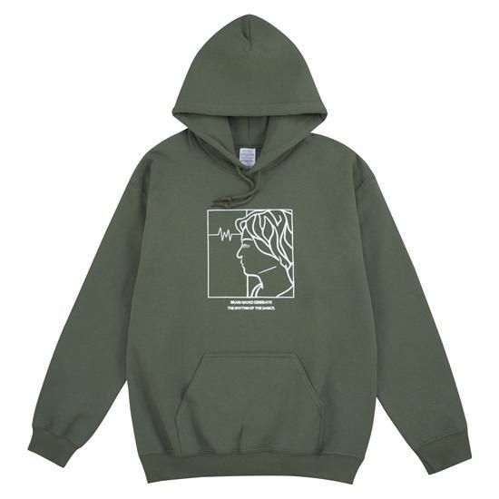 Hoody Olive Green(HAYATE) - Da-iCE (ダイス) OFFICIAL WEB STORE