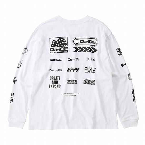(未開封)Da-iCE2023アリーナーツアー　ロングスリーブ ロングスリーブTシャツ WHITE【Da-iCE ARENA TOUR 2025