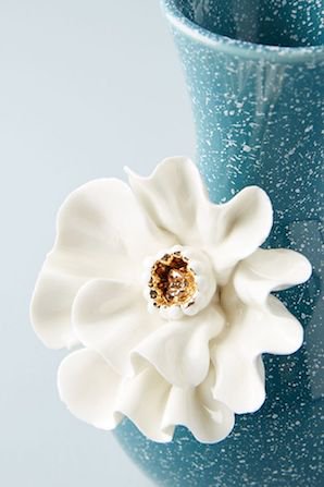 アンソロポロジー Ceramic Bloom Vase セラミックおしゃれ花瓶