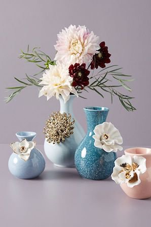 アンソロポロジー Ceramic Bloom Vase セラミックおしゃれ花瓶 