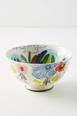 完売レア アンソロポロジーフラワーボウル/プレートセット 完売レア アンソロポロジーフラワーボウル/プレートセット