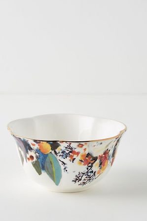 Botanica Bowls, Set of 4 花柄ボウル4個セット　　 (関税・送料・消費税込み) (関税・送料・消費税込み) -  アンソロポロジー専門通販　CHERRY