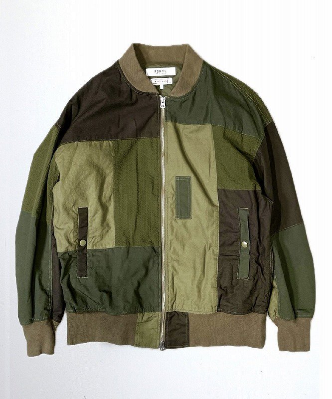 FDMTL | ファンダメンタル通販 Patchwork Bomber Jacket Rinse