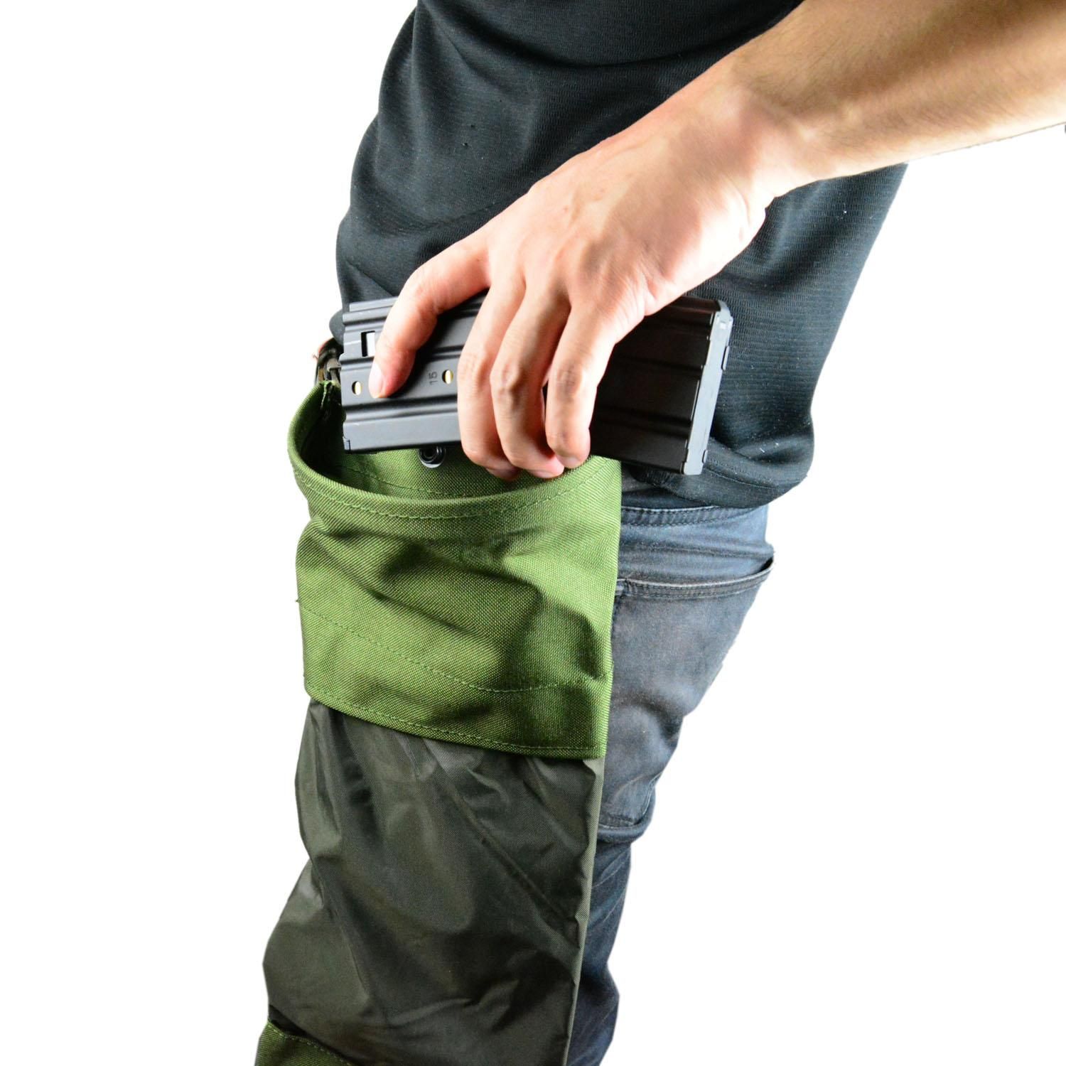 ブッシュクラフト　ベルトポーチ レザークラフト】ブッシュクラフト 用のベルトポーチとその中身