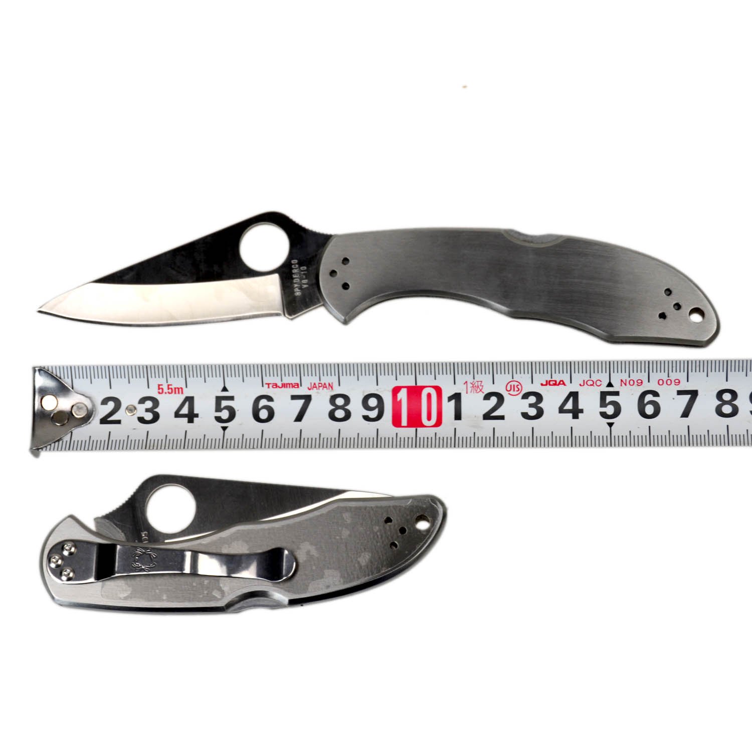 SPYDERCO デリカ4SS ステンレスハンドル VG-10 ストレートエッジ - キャンプ用品 | 防災グッズの -サバイバルjp-