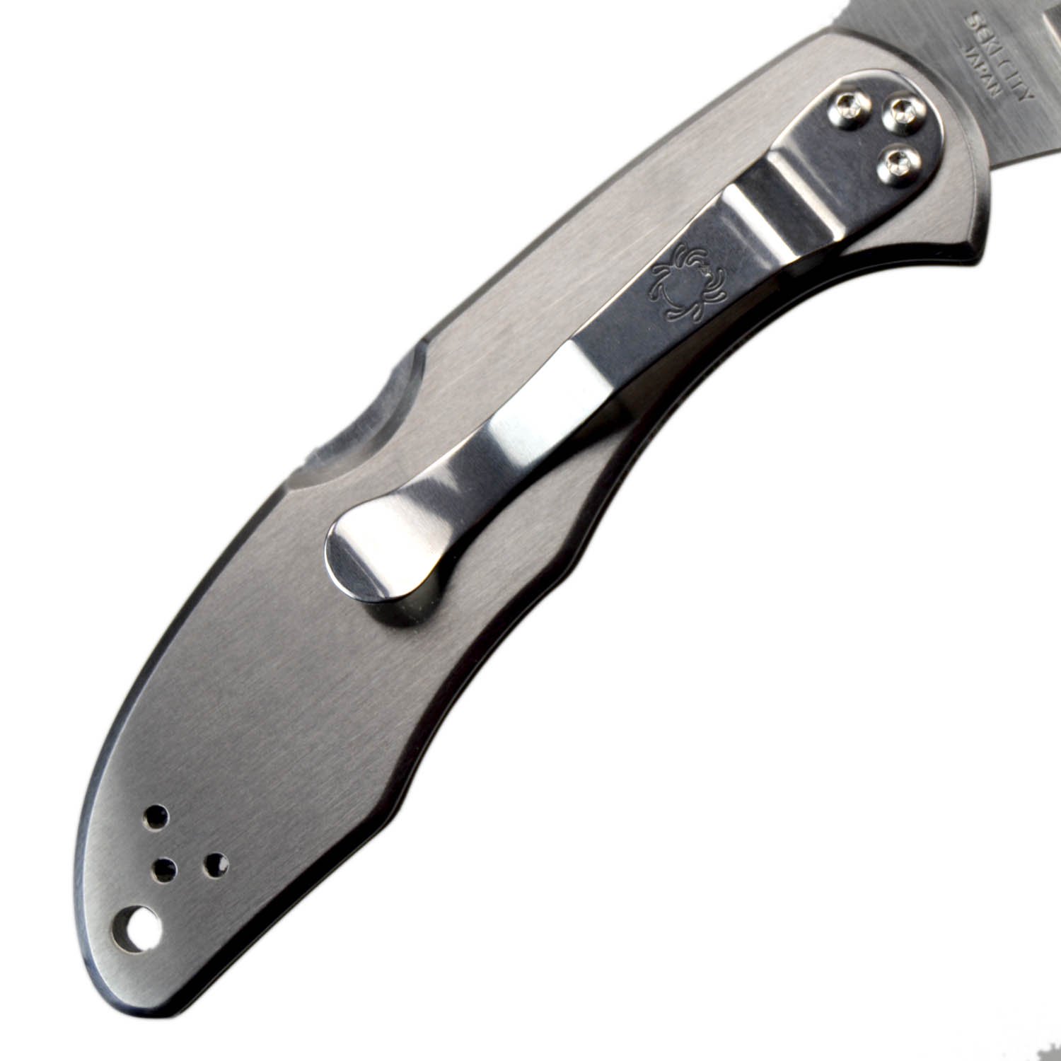 SPYDERCO デリカ4SS ステンレスハンドル VG-10 ストレートエッジ - キャンプ用品 | 防災グッズの -サバイバルjp-