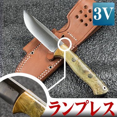 BarkRiver Bravo 1 CPM3V オリーブ＆グリーンメープルバール モザイクピン ランプレス (Olive&GreenElderBurl  - MosaicPins - Rampless)