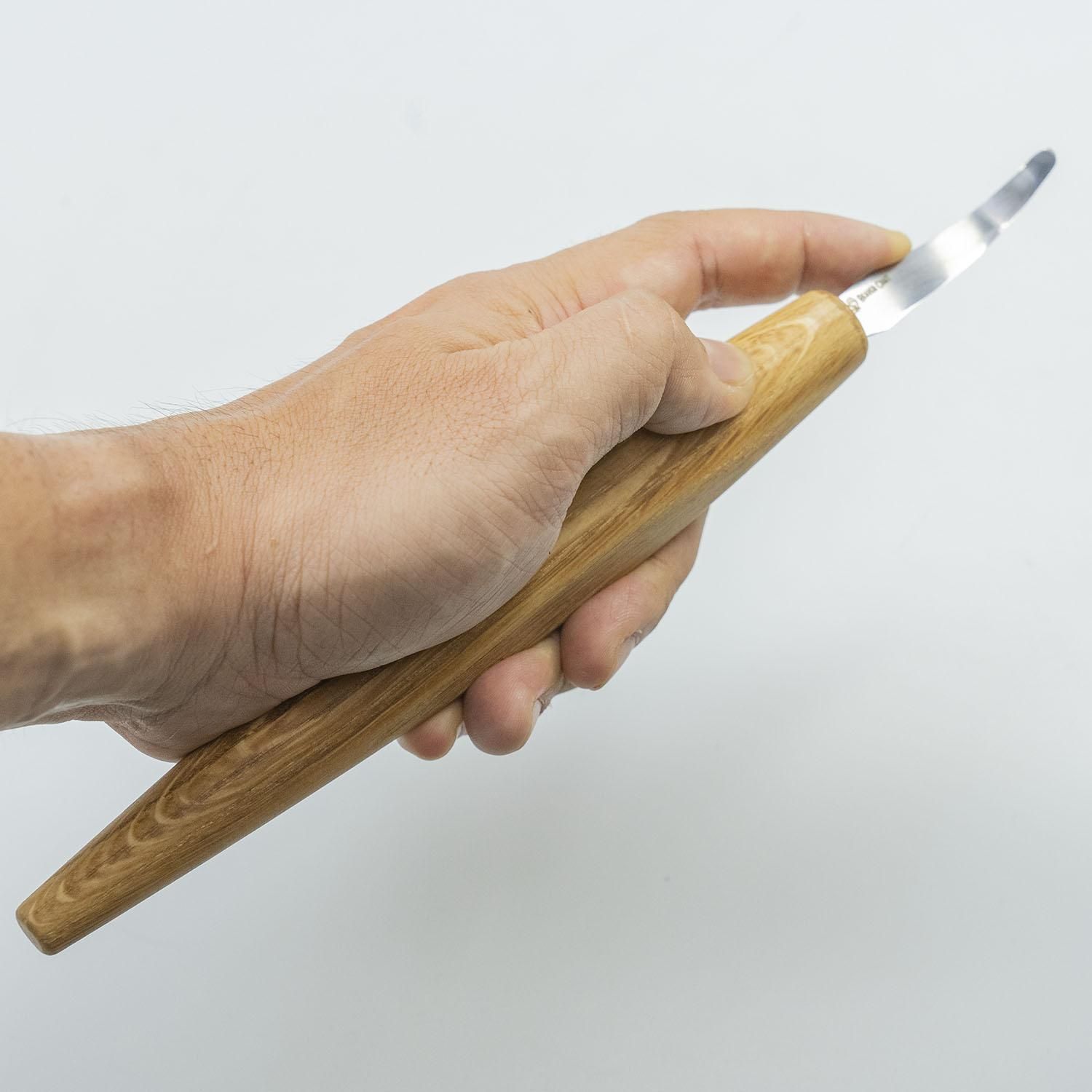 BeaverCraft スプーン カービングナイフ オープンカーブ 左利き