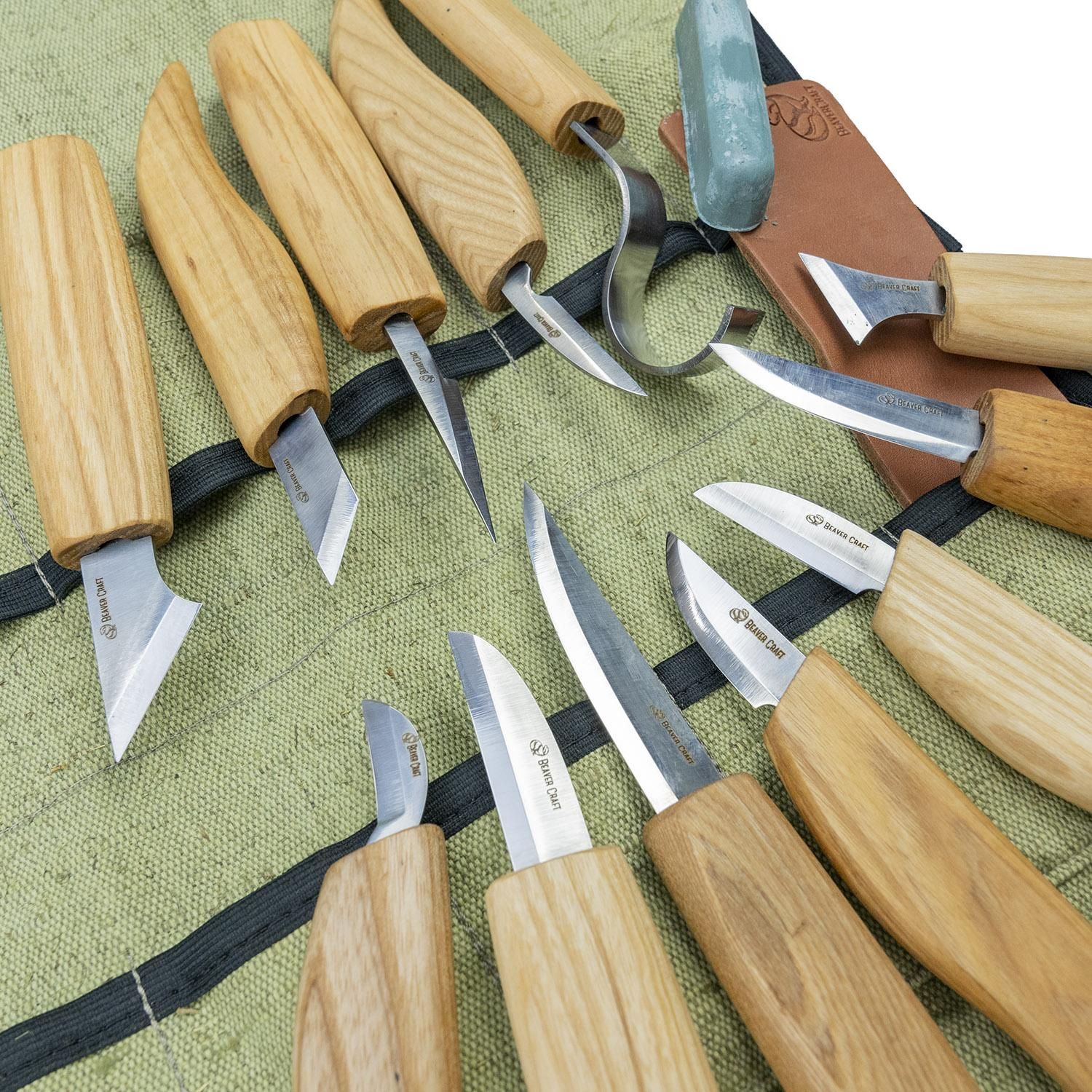 カービングナイフHIRO WOOD CARVING KNIFE 9pcs SET - その他