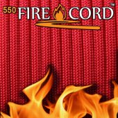 Live Fire Gear 550 Fire Cord　ソリッドレッド
