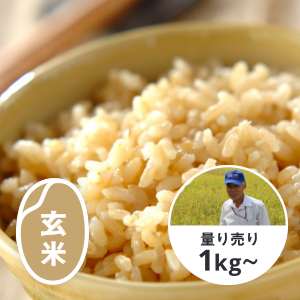 秋田 淡雪こまち 玄米1kg（特別栽培）※玄米食にオススメ