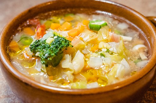 塩麹で野菜の甘味が引き立つヘルシースープ