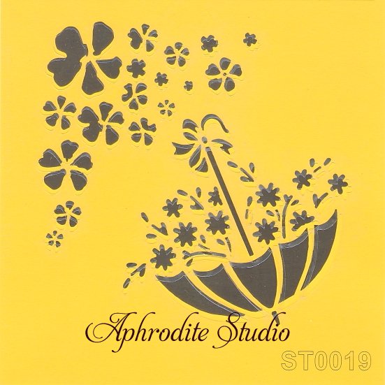 Aphrodite Studio ステンシルやエンボスに♪メタル製テンプレート