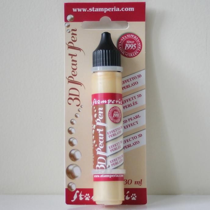 ������ڥꥢ ����ߤ����ʵ��� �ѡ���ڥ� ������� Pearl pen 30 ml-Gold KE32B Stamperia