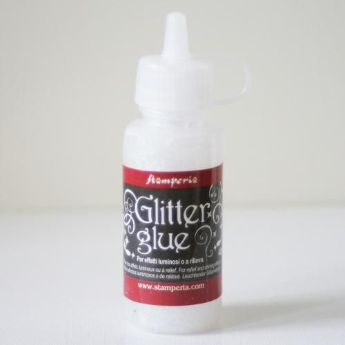 ������ڥꥢ ���饭�� ����å������롼 �������� Glitter Glue 40 ml Holographic Iridescent  DC22Q ������åץ֥å��� Stamperia