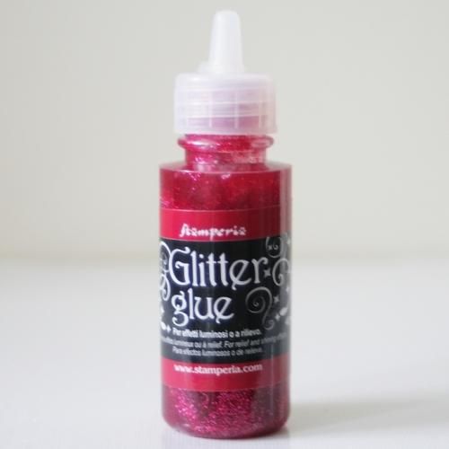 ������ڥꥢ ���饭�� ����å������롼 �ڥ���å��󥰥ԥ󥯡� Glitter Glue 40ml pink �ǥ��ѡ����� DC14K STAMPERIA
