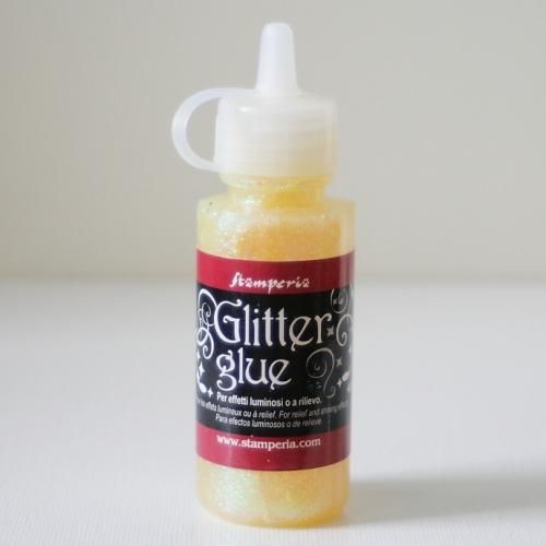 ������ڥꥢ ���饭�� ����å������롼 ����������� Glitter Glue 40ml Holographic Rainbow �ǥ��ѡ����� DC22L STAMPERIA