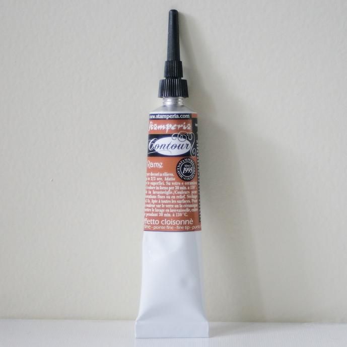 ������ڥꥢ 3D�饤�ʡ� �ڥ��åѡ��� ����夲�� Contour Liner 20 ml Copper KGVC05 �ǥ��ѡ����� STAMPERIA