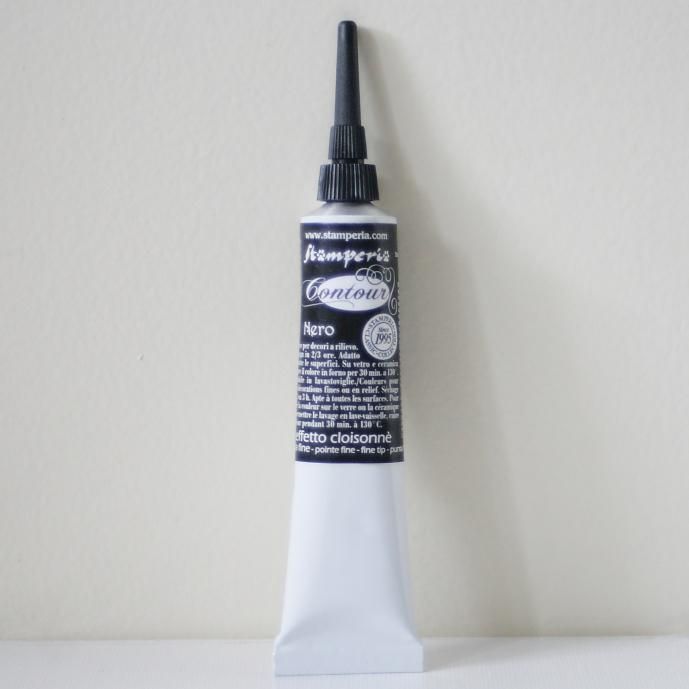 ������ڥꥢ 3D�饤�ʡ� �ڥ֥�å��� ����夲��  Contour Liner 20 ml Black KGVC01 �ǥ��ѡ����� STAMPERIA