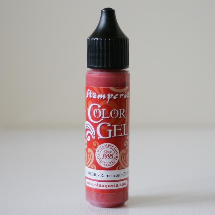 ������ڥꥢ ���顼������  �ڥ�åɥ��åѡ���  Color Gel 20ml red copper �ǥ��ѡ����� �ڥ���� KAG01BR STAMPERIA