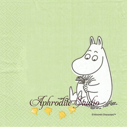 ムーミン MOOMIN 北欧柄 ペーパーナプキン デコパージュ用 格安バラ