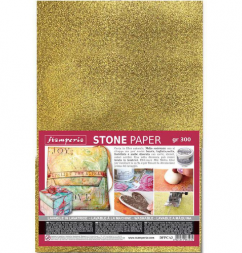 ������ڥꥢ �Ф�����褿������ ���ȡ���ڡ��ѡ� ������� ���������� ���� Stone paper A4 DFPCA4G Stamperia