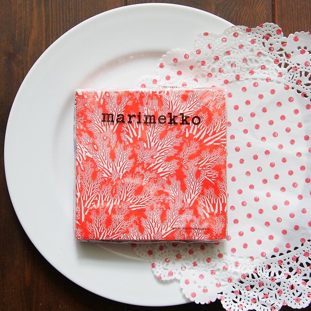 新品☆マリメッコ marimekko ペーパーナプキン 2種類セット