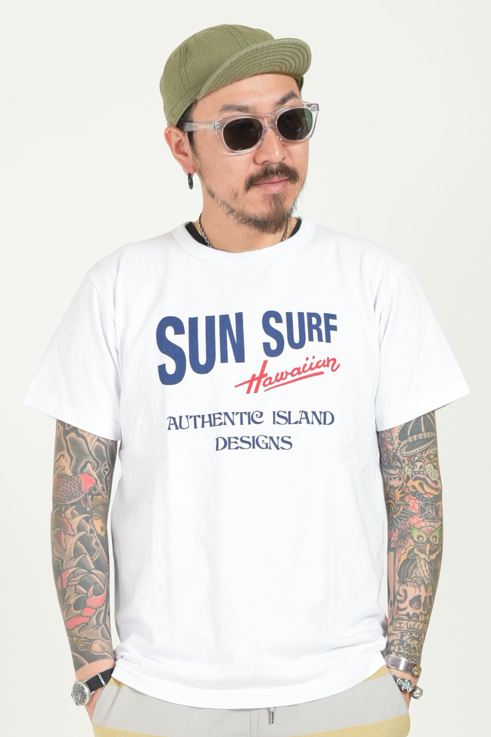 Sun Surf サンサーフ Tシャツ Sun Surf Trade Mark T Shirt Ss702 通販正規取扱 ハーレムストア