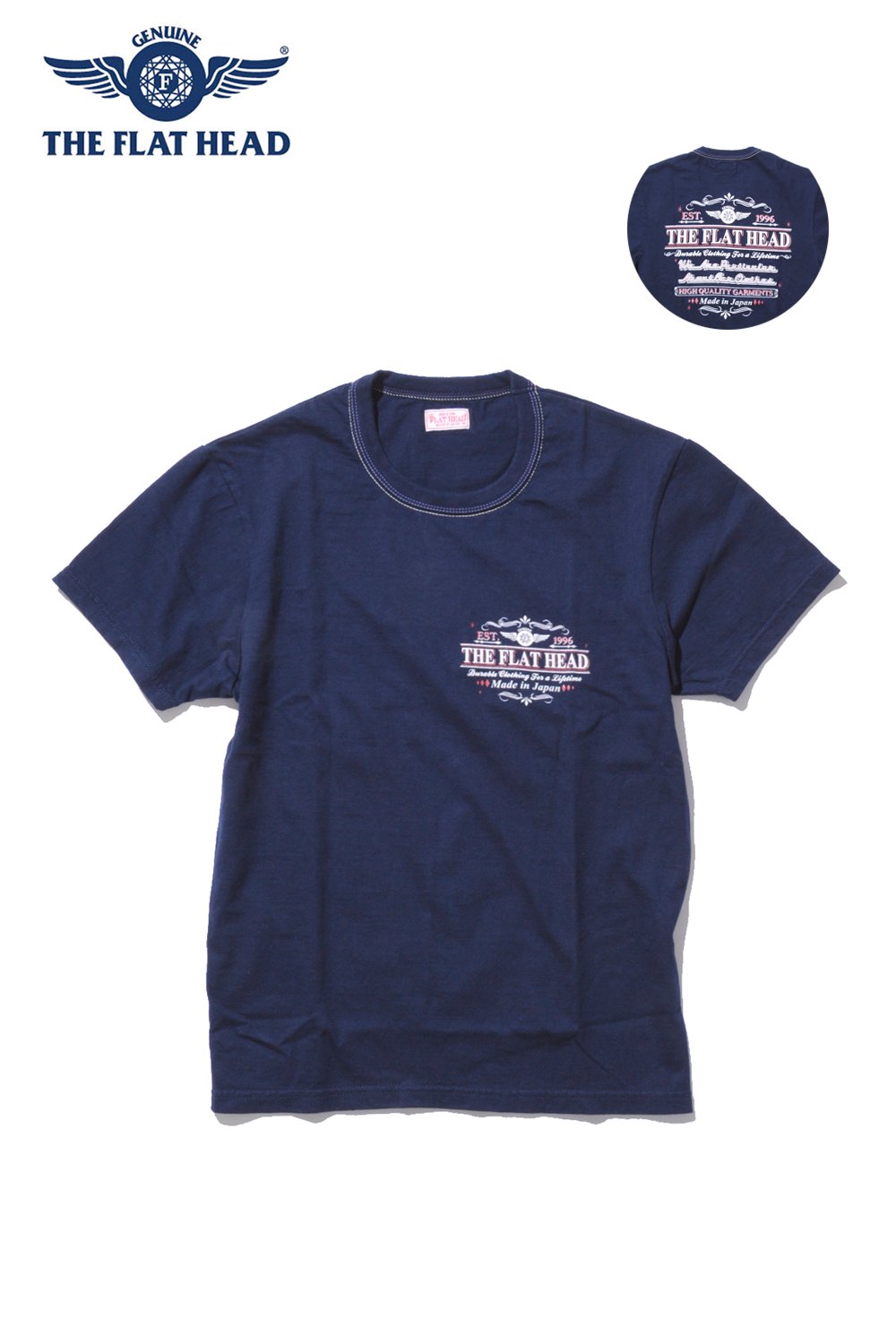 フラットヘッド(FLAT HEAD) Tシャツ THE FLAT HEAD THC-174 通販正規