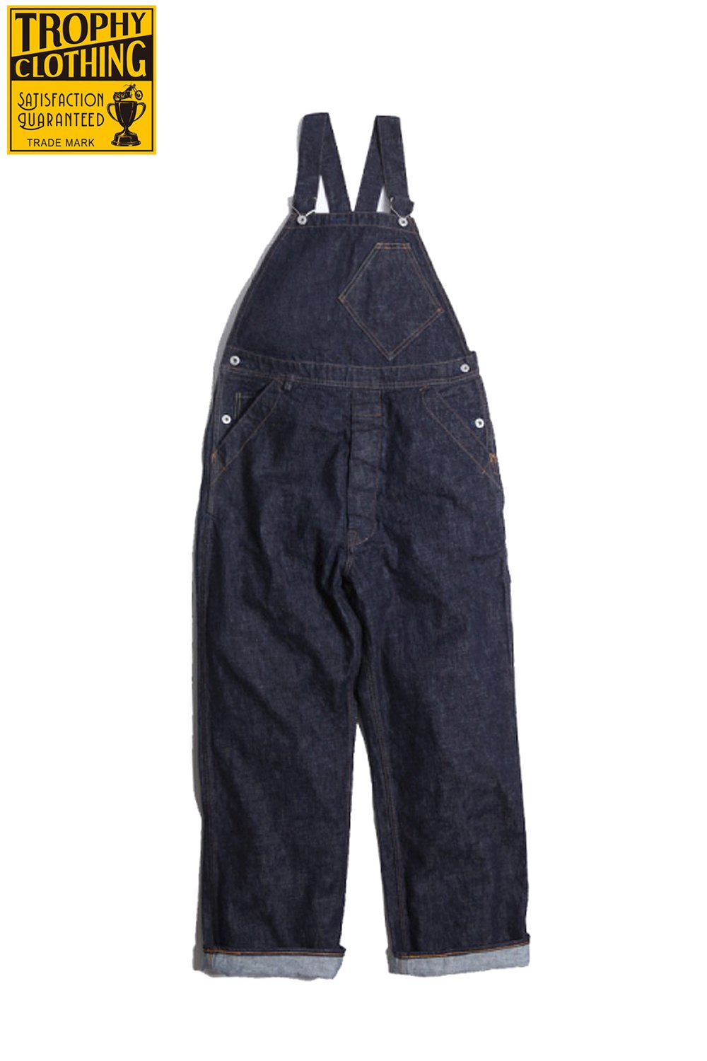 TROPHY CLOTHING(トロフィークロージング) オーバーオール 1503 Authentic Denim Overalls 通販正規取扱 |  ハーレムストア