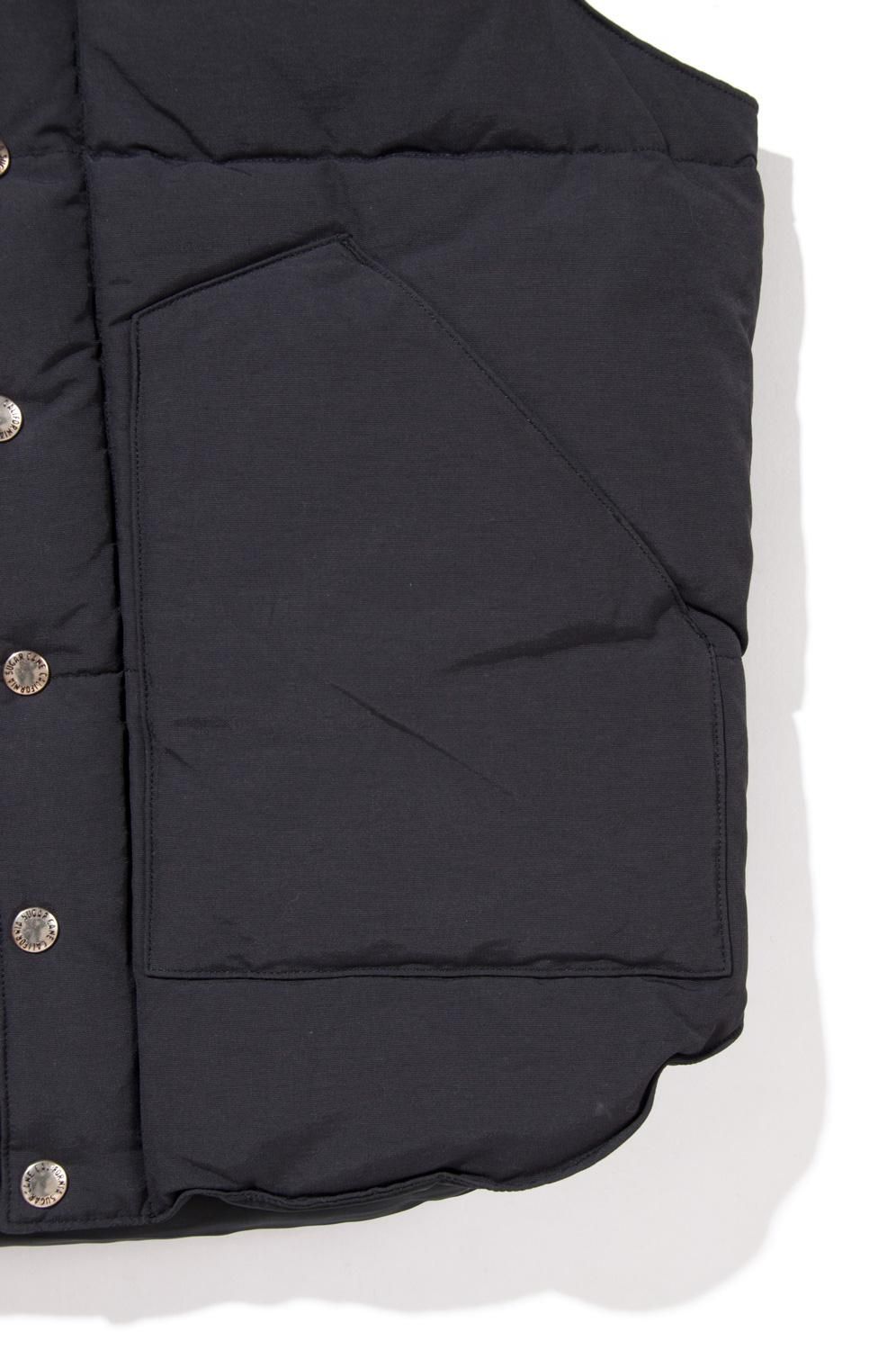 SUGAR CANE(シュガーケーン) ダウンベスト N/C LEATHER YOKE DOWN VEST