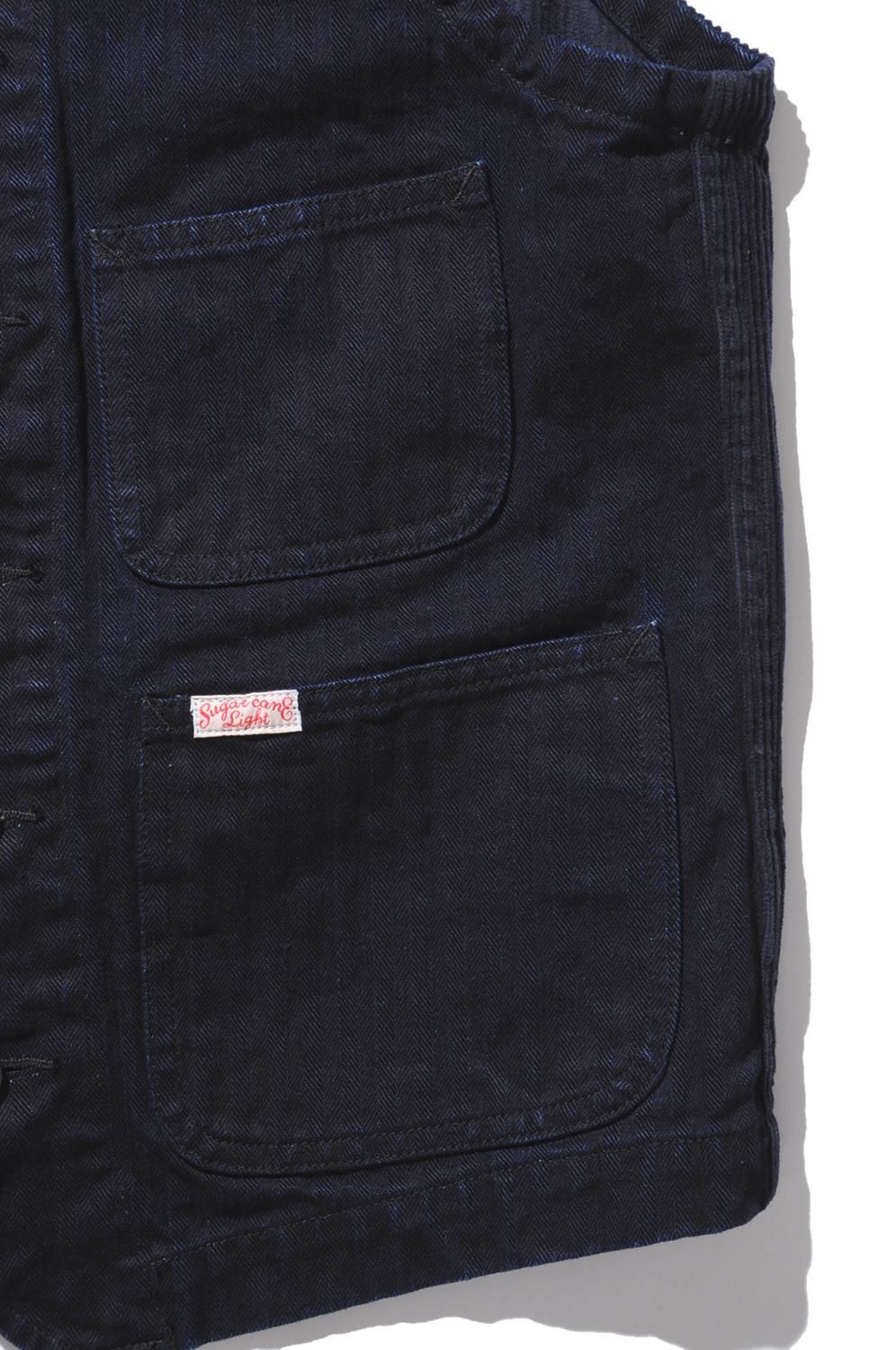 SUGAR CANE シュガーケーン ワークベスト ヘリンボーン コーデュロイ SUGAR CANE(シュガーケーン) ヘリンボーンワークベスト COTTON