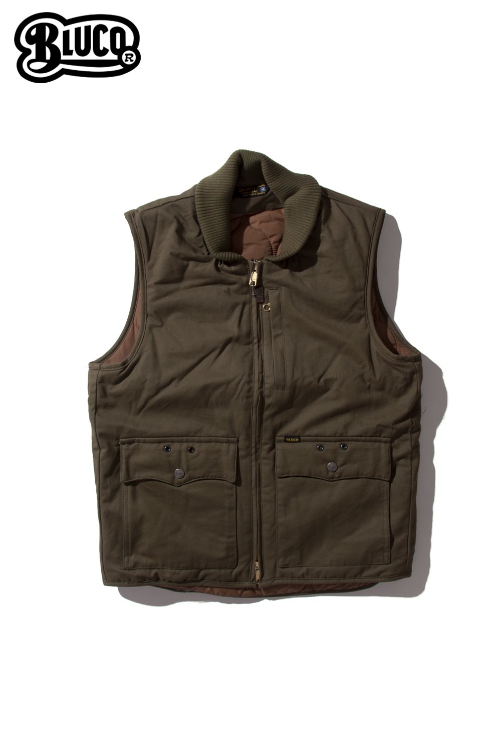 BLUCO(ブルコ) リブワークベスト RIB WORK VEST OL-044 通販