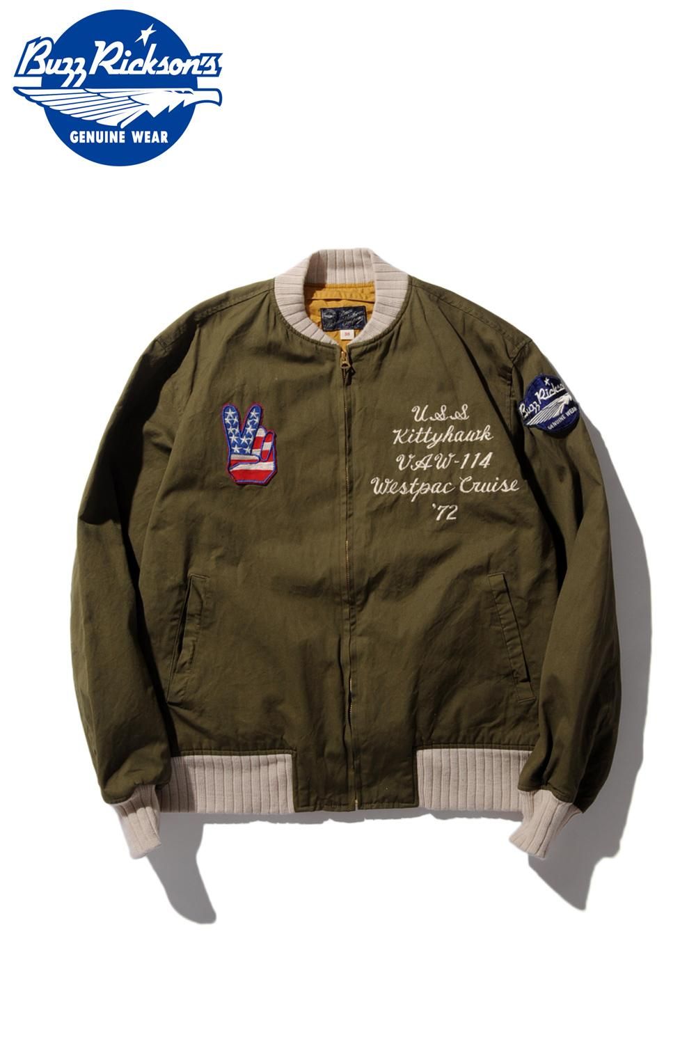 バズリクソンズ(BUZZ RICKSON'S) ツアージャケット SNOOPY TOUR JACKET ...