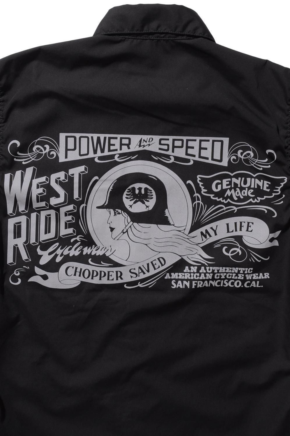 WESTRIDE(ウエストライド) 半袖シャツ SNAP WORK SS SHIRTS