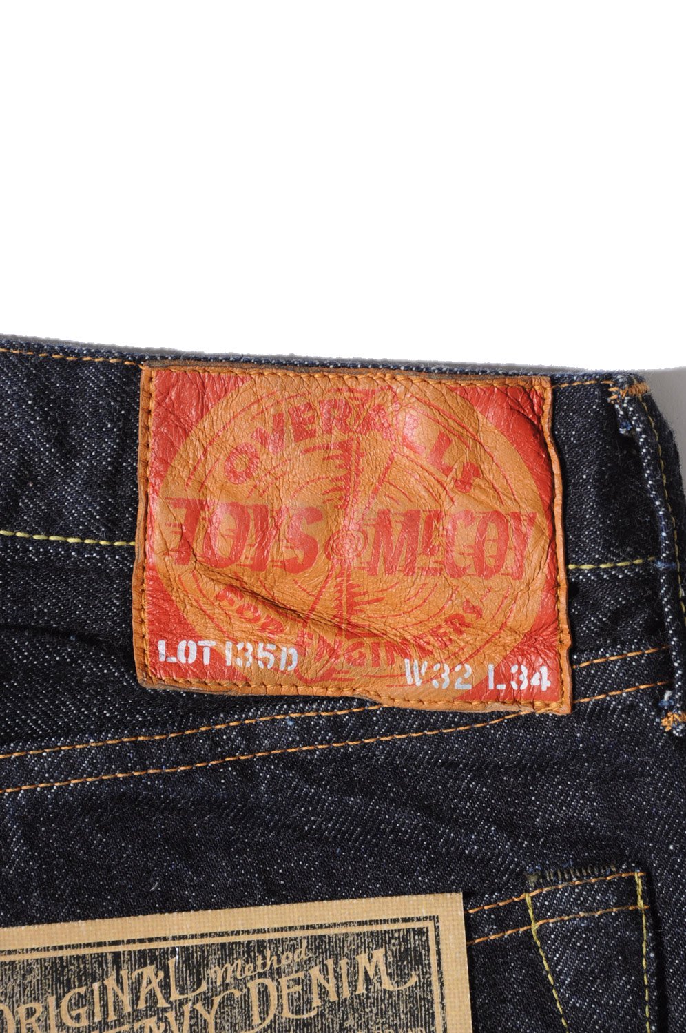 TOYS McCOY(トイズマッコイ) デニムパンツ DENIM LOT 135D WASHED