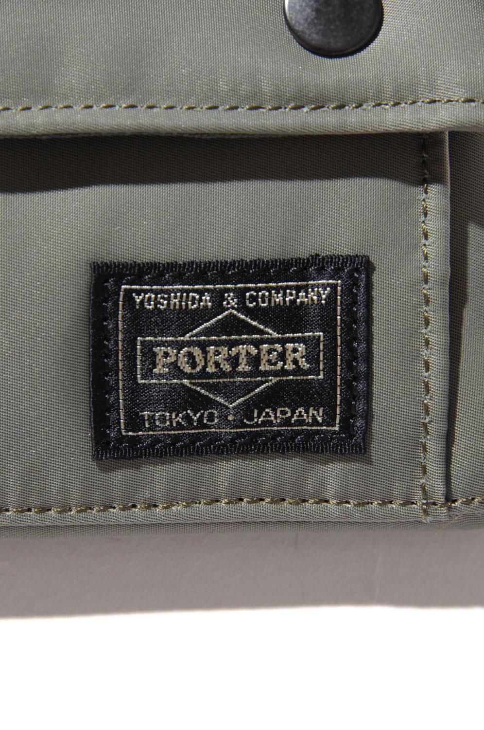 希少 新品同様 ポーター バズリクソンズ コラボ ウォレット グレー ナイロン バズリクソンズ(BUZZ RICKSON'S) ウォレット BUZZ RICKSON'S×PORTER