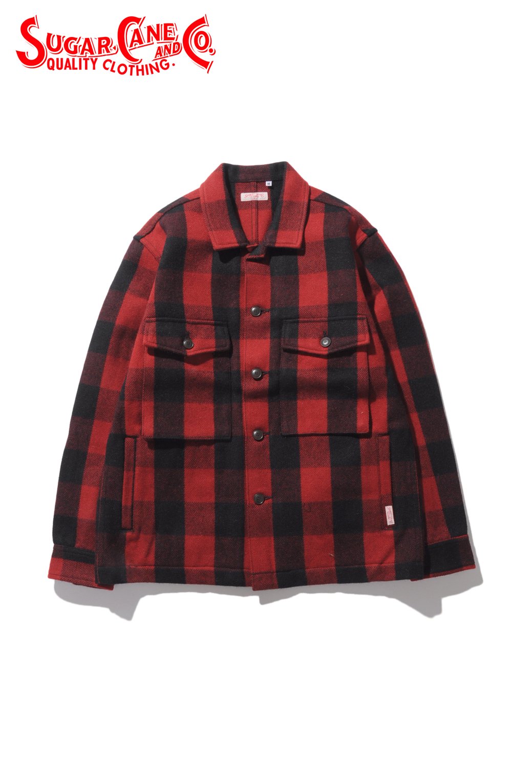 SUGAR CANE(シュガーケーン) ウールジャケット WOOL CHECK UTILITY